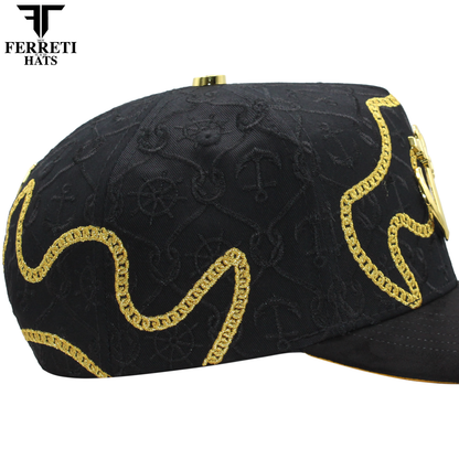 FERRETI HATS PREMIUM FT193 El Ancla Baseball Cap For Men