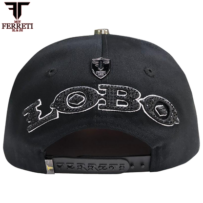 FERRETI HATS PREMIUM FT197 El Lobo Baseball Cap For Men