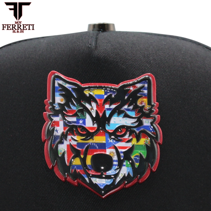 FERRETI HATS PREMIUM FT197 El Lobo Baseball Cap For Men