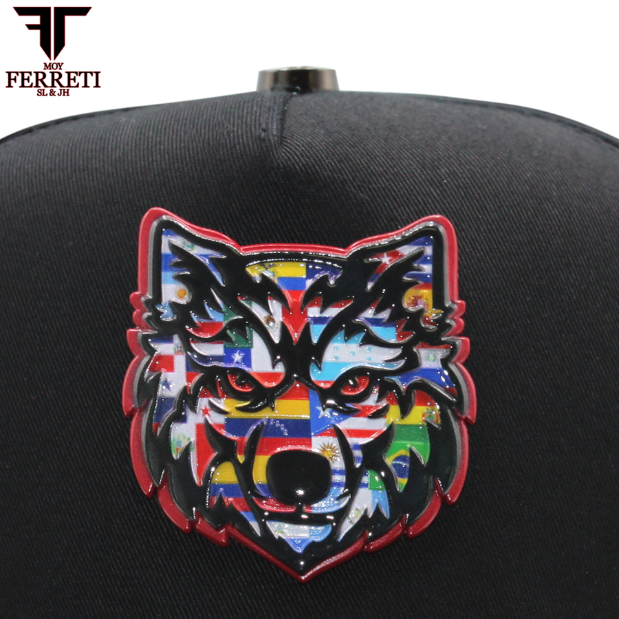 FERRETI HATS PREMIUM FT197 El Lobo Baseball Cap For Men