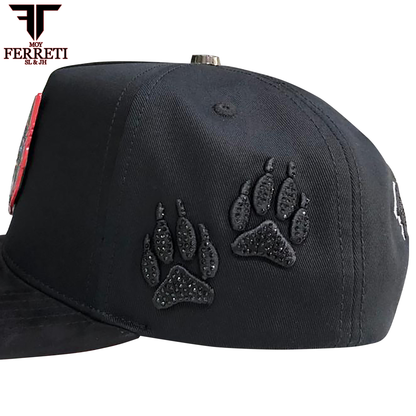 FERRETI HATS PREMIUM FT197 El Lobo Baseball Cap For Men