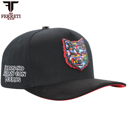 FERRETI HATS PREMIUM FT197 El Lobo Baseball Cap For Men