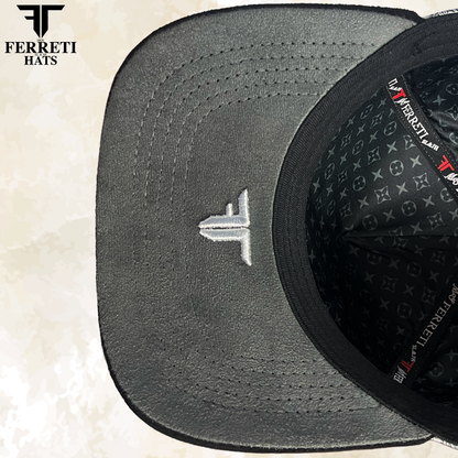 FERRETI HATS PREMIUM FT201 Medusa Platinum Baseball Cap For Men
