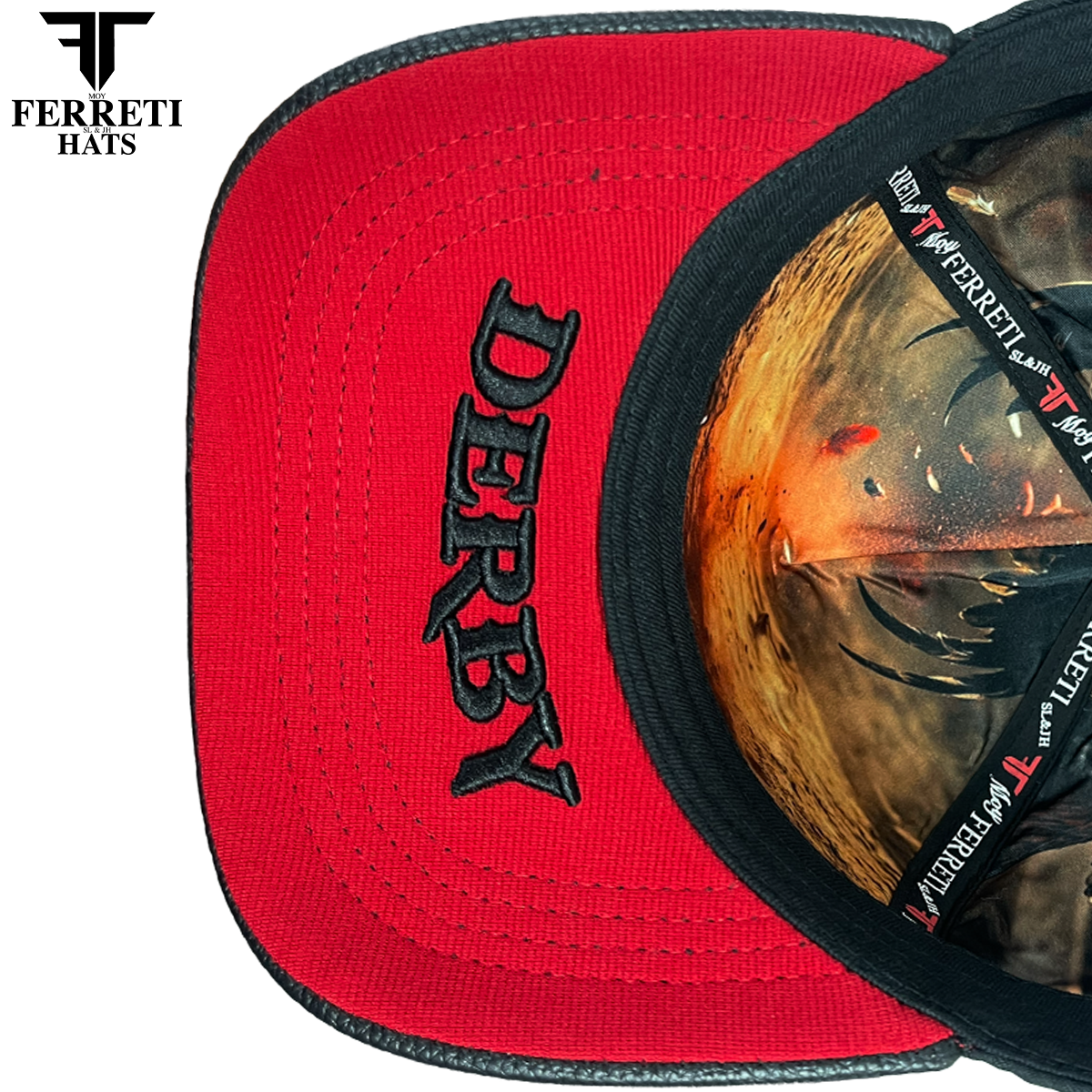 FERRETI HATS PREMIUM FT204 Golden Rooster Baseball Cap For Men
