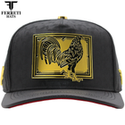 FERRETI HATS PREMIUM FT204 Golden Rooster Baseball Cap For Men