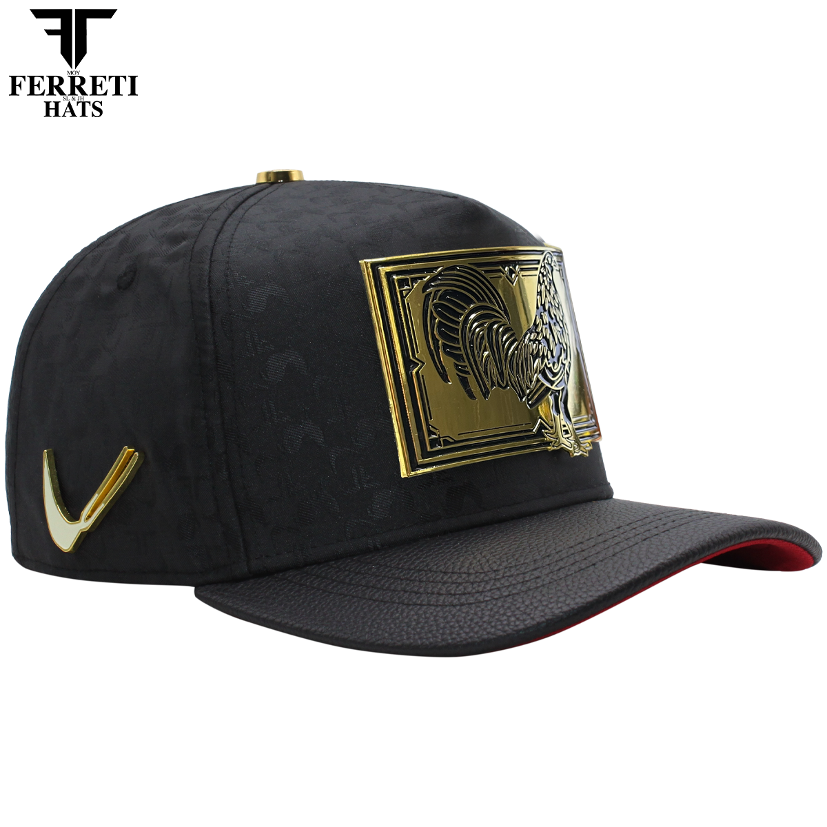 FERRETI HATS PREMIUM FT204 Golden Rooster Baseball Cap For Men