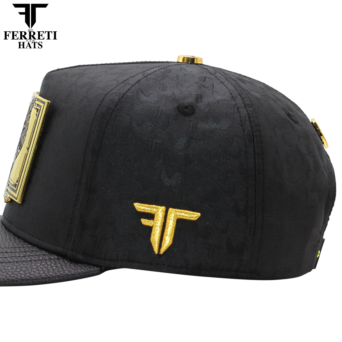 FERRETI HATS PREMIUM FT204 Golden Rooster Baseball Cap For Men