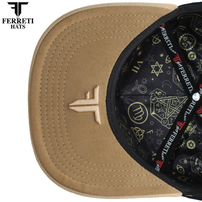 FERRETI HATS PREMIUM FT208 Mr. FT Beige Baseball Cap For Men