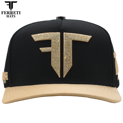 FERRETI HATS PREMIUM FT208 Mr. FT Beige Baseball Cap For Men