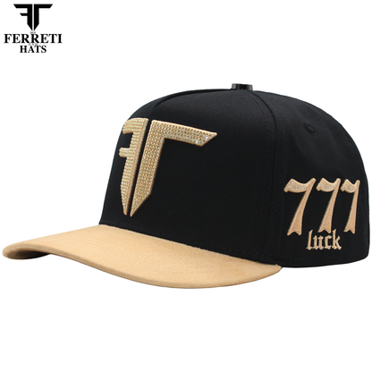 FERRETI HATS PREMIUM FT208 Mr. FT Beige Baseball Cap For Men