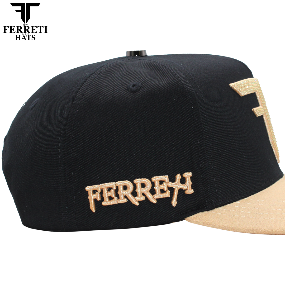 FERRETI HATS PREMIUM FT208 Mr. FT Beige Baseball Cap For Men