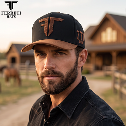 FERRETI HATS PREMIUM FT208 Mr. FT Cafe Baseball Cap For Men
