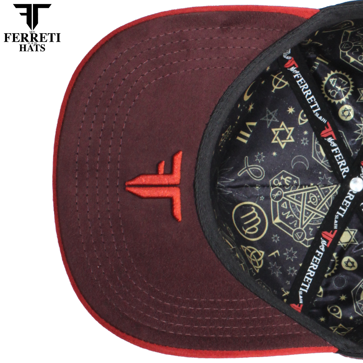 FERRETI HATS PREMIUM FT208 Mr. FT Ladrillo Baseball Cap For Men