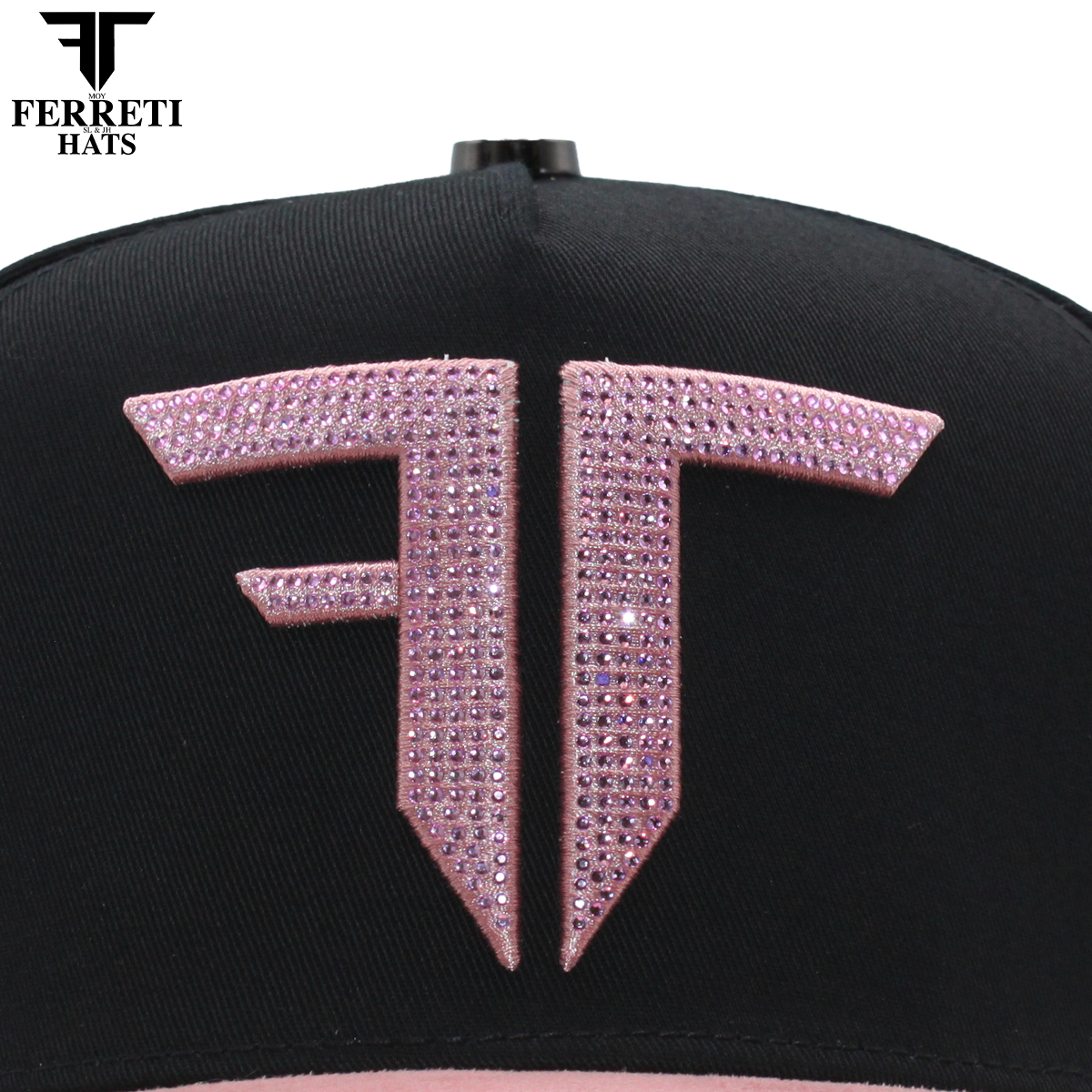 FERRETI HATS PREMIUM FT208 Mr. FT Rosa Baseball Cap For Men