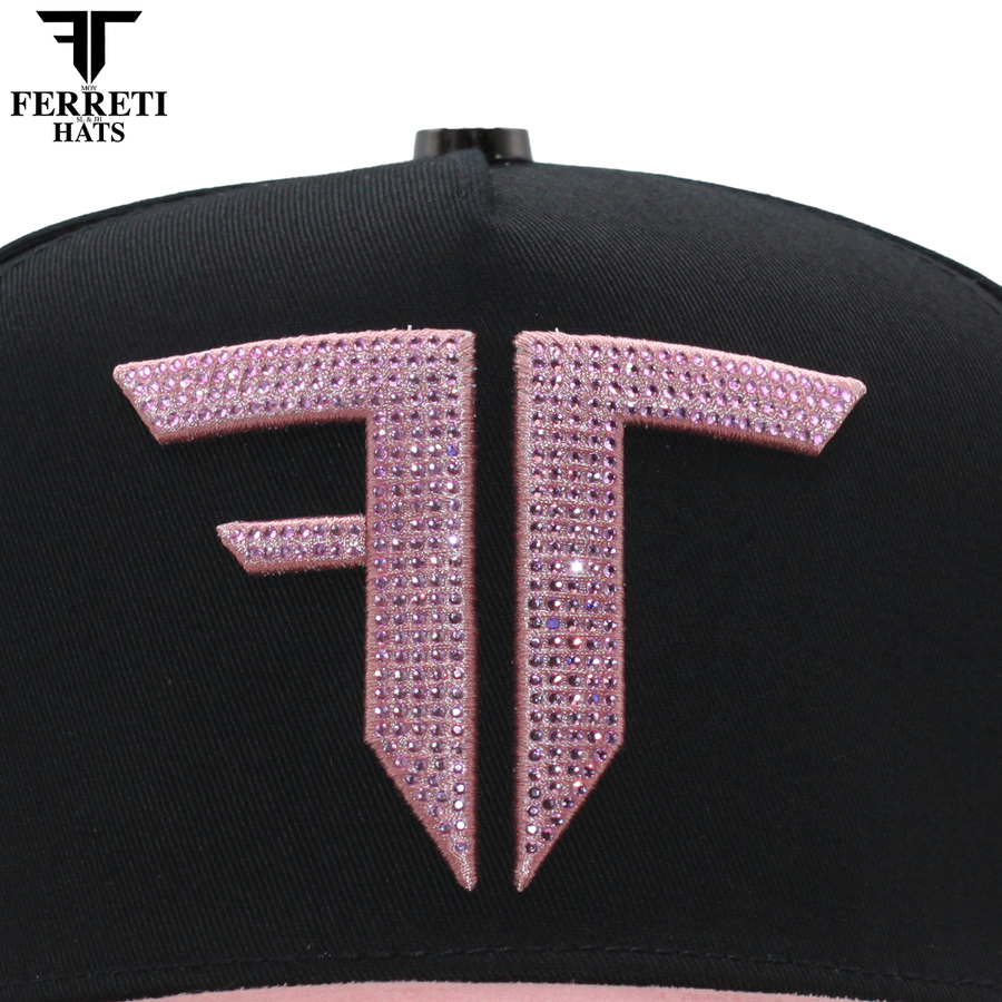 FERRETI HATS PREMIUM FT208 Mr. FT Rosa Baseball Cap For Men