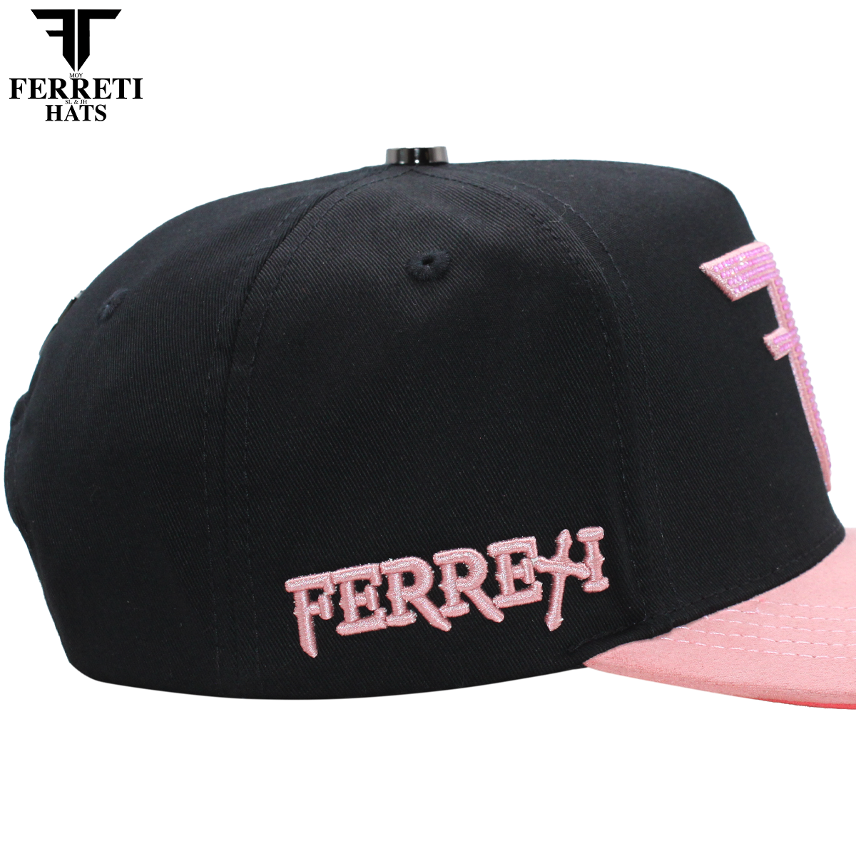 FERRETI HATS PREMIUM FT208 Mr. FT Rosa Baseball Cap For Men