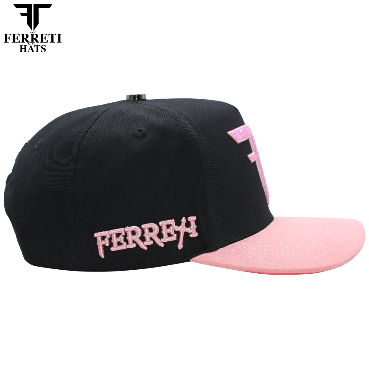 FERRETI HATS PREMIUM FT208 Mr. FT Rosa Baseball Cap For Men