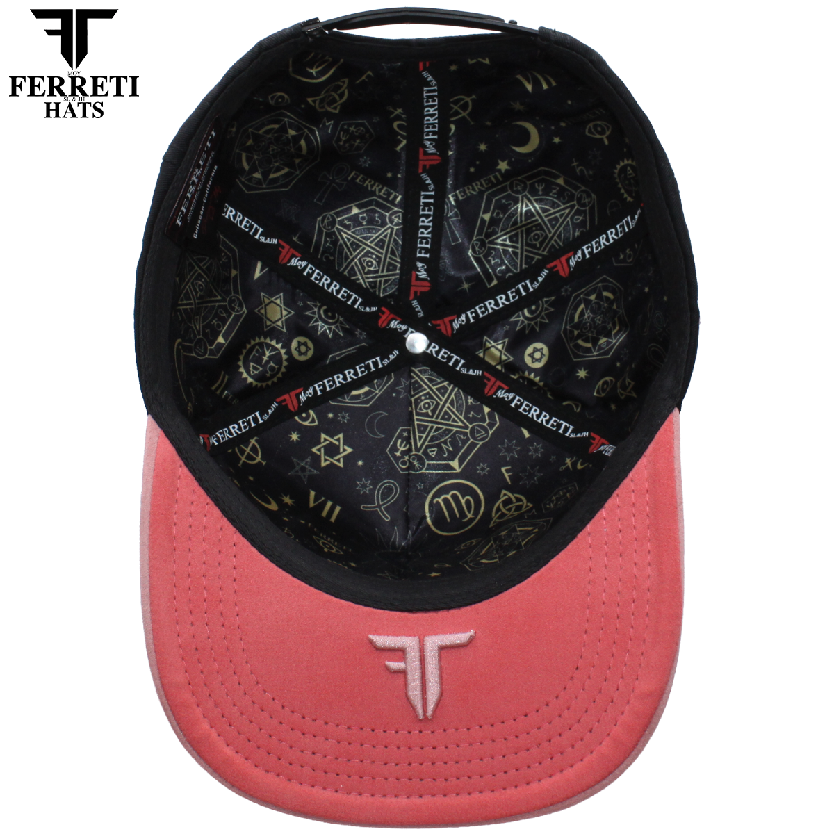 FERRETI HATS PREMIUM FT208 Mr. FT Rosa Baseball Cap For Men