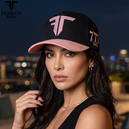 FERRETI HATS PREMIUM FT208 Mr. FT Rosa Baseball Cap For Men