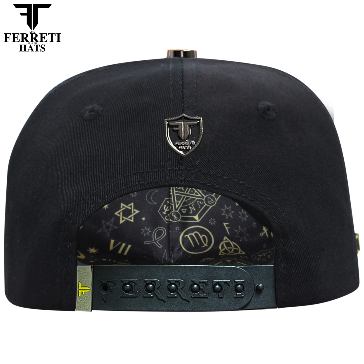 FERRETI HATS PREMIUM FT208 Mr. FT Verde Baseball Cap For Men