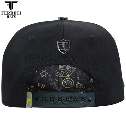 FERRETI HATS PREMIUM FT208 Mr. FT Verde Baseball Cap For Men