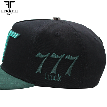 FERRETI HATS PREMIUM FT208 Mr. FT Verde Baseball Cap For Men