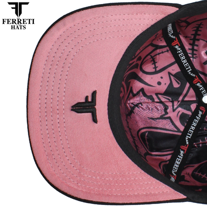 FERRETI HATS PREMIUM FT210 Wild Rabbit Black Baseball Cap For Men