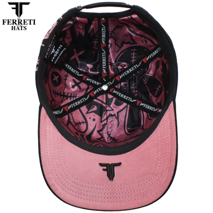 FERRETI HATS PREMIUM FT210 Wild Rabbit Black Baseball Cap For Men