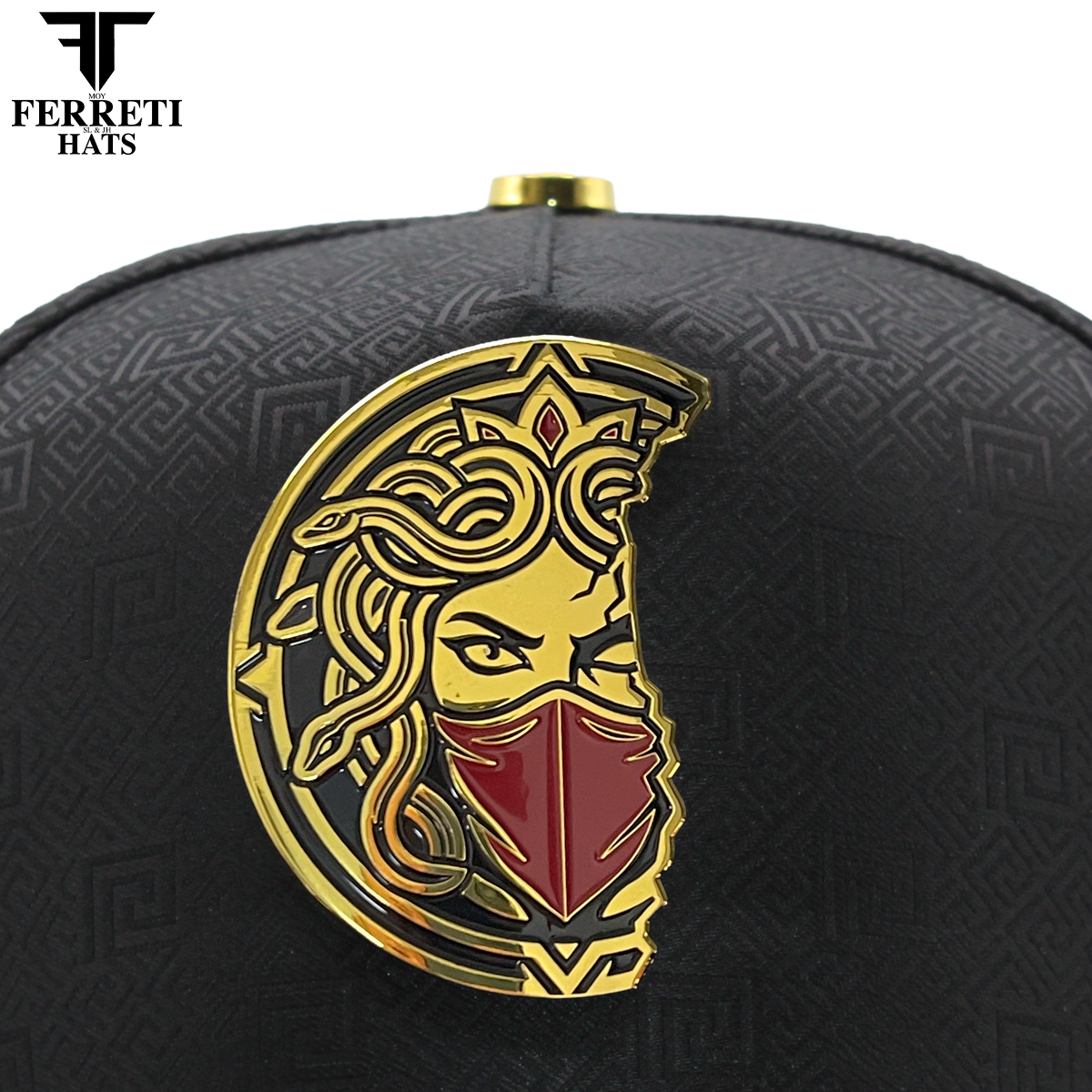 FERRETI HATS PREMIUM FT211 Reyna de Oro Baseball Cap For Men