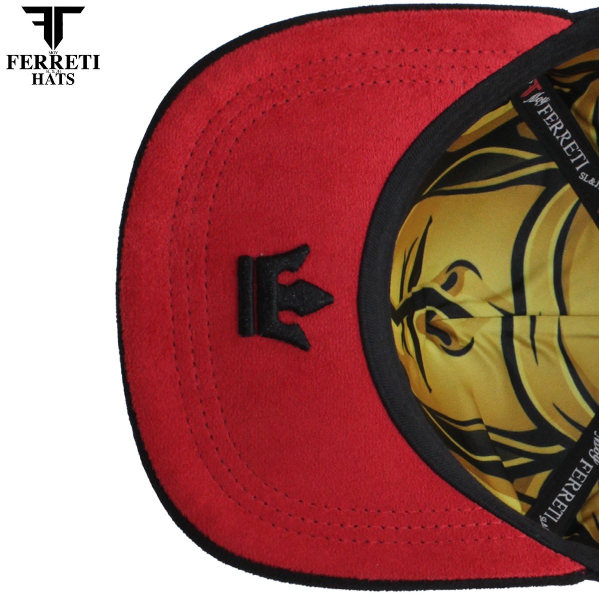 FERRETI HATS PREMIUM FT211 Reyna de Oro Baseball Cap For Men