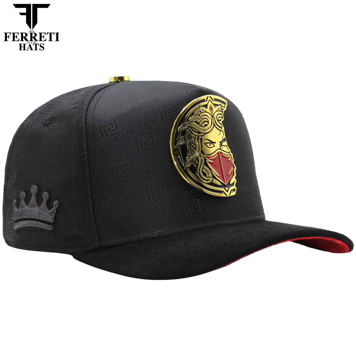 FERRETI HATS PREMIUM FT211 Reyna de Oro Baseball Cap For Men