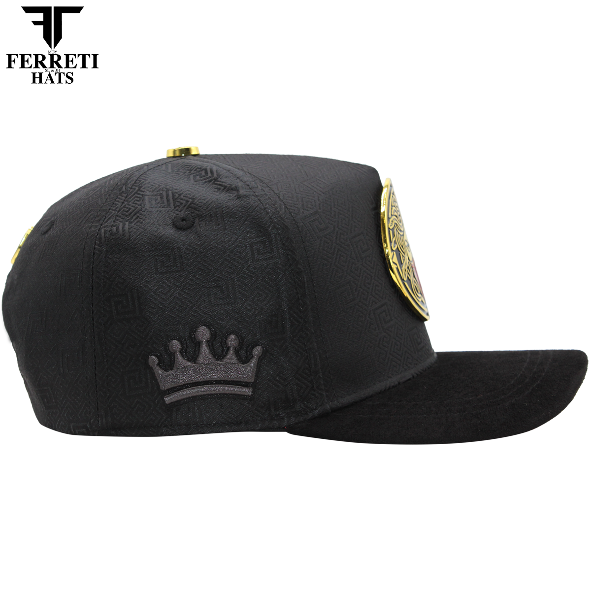 FERRETI HATS PREMIUM FT211 Reyna de Oro Baseball Cap For Men