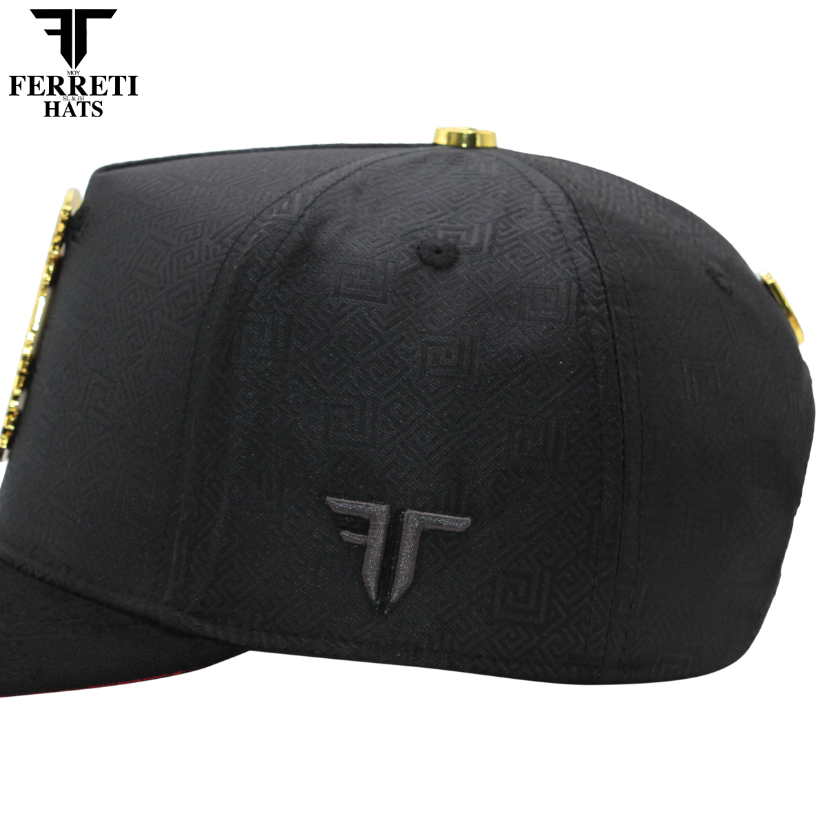 FERRETI HATS PREMIUM FT211 Reyna de Oro Baseball Cap For Men