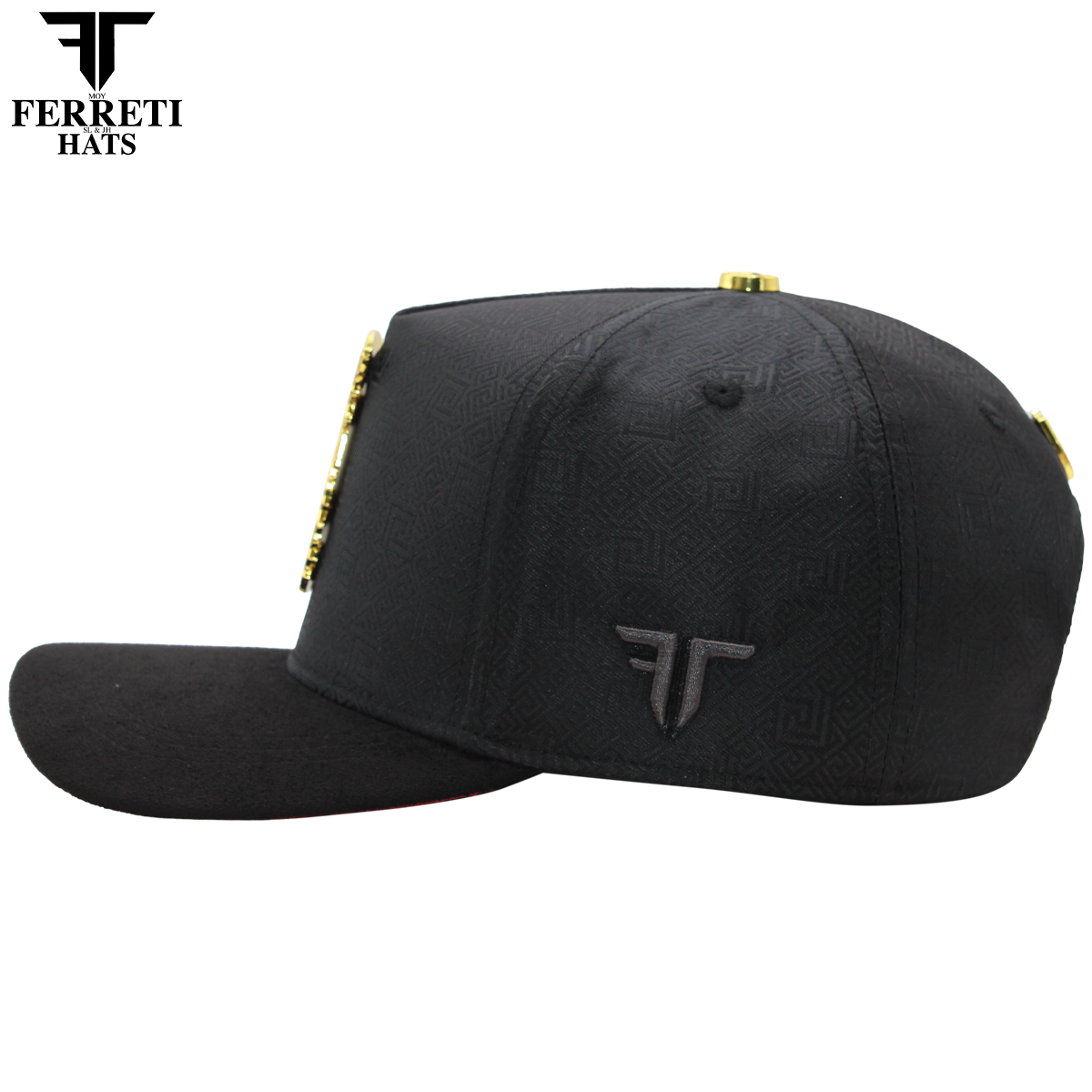FERRETI HATS PREMIUM FT211 Reyna de Oro Baseball Cap For Men
