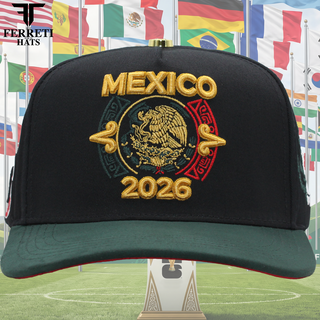 FERRETI HATS PREMIUM FT213 Mexico 2026 Baseball Cap For Men