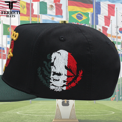 FERRETI HATS PREMIUM FT213 Mexico 2026 Baseball Cap For Men