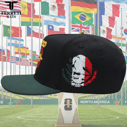 FERRETI HATS PREMIUM FT213 Mexico 2026 Baseball Cap For Men