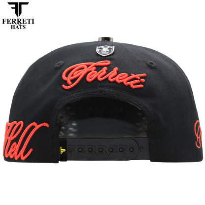 FERRETI HATS PREMIUM FT217 Angels On Hell Baseball Cap For Men