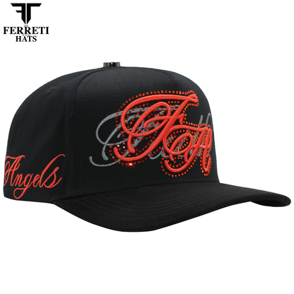 FERRETI HATS PREMIUM FT217 Angels On Hell Baseball Cap For Men