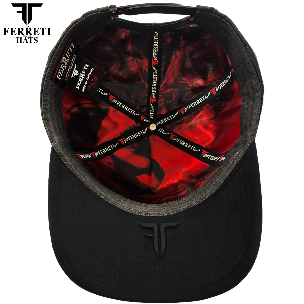 FERRETI HATS PREMIUM FT217 Angels On Hell Baseball Cap For Men
