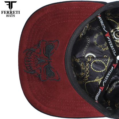 FERRETI HATS PREMIUM FT227 King Of Death Baseball Cap For Men