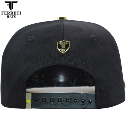 FERRETI HATS PREMIUM FT227 King Of Death Baseball Cap For Men