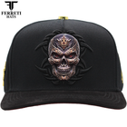 FERRETI HATS PREMIUM FT227 King Of Death Baseball Cap For Men
