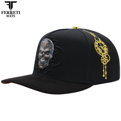 FERRETI HATS PREMIUM FT227 King Of Death Baseball Cap For Men
