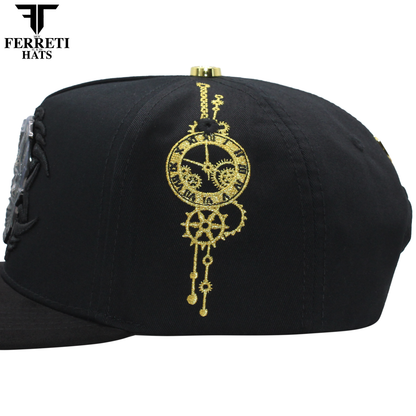 FERRETI HATS PREMIUM FT227 King Of Death Baseball Cap For Men