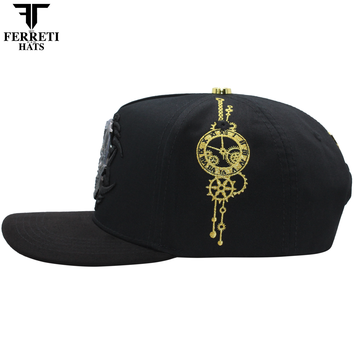 FERRETI HATS PREMIUM FT227 King Of Death Baseball Cap For Men