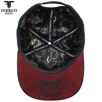 FERRETI HATS PREMIUM FT227 King Of Death Baseball Cap For Men