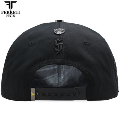FERRETI HATS PREMIUM FT229 Money  Baseball Cap For Men