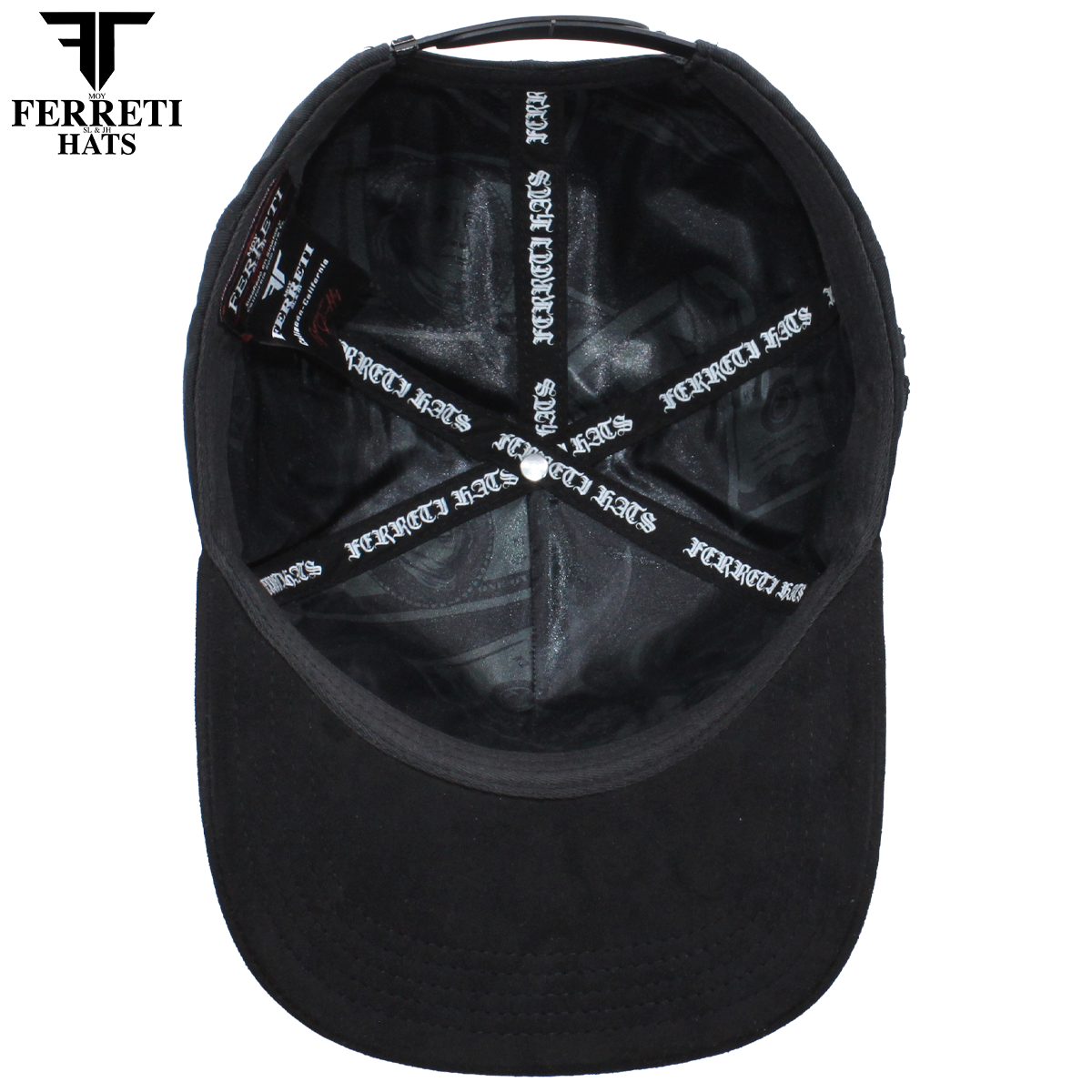 FERRETI HATS PREMIUM FT229 Money  Baseball Cap For Men