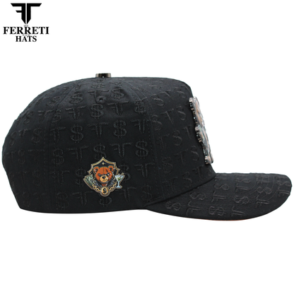 FERRETI HATS PREMIUM FT234 Bad Bears Guanted Baseball Cap For Men